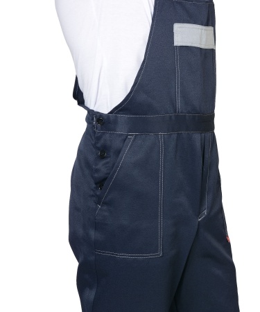 Костюм "СИРИУС-ЛЕГИОНЕР" куртка, полукомбинезон синий с серым и СОП 50мм р.  96-100/170-176