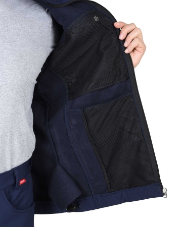 Куртка "СИРИУС-Азов" софтшелл синяя  р.104-108/170-176 (ЧЗ)