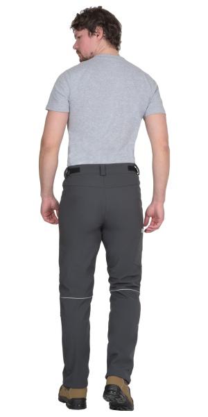 Брюки "СИРИУС-Спейс" софтшелл т.серые ТА р. 120-124/170-176