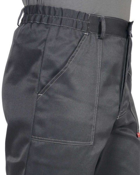 Костюм "СИРИУС-ЛЕГИОНЕР": лето  куртка, брюки т.серый с красным и СОП 50 мм. р. 104-108/182-188