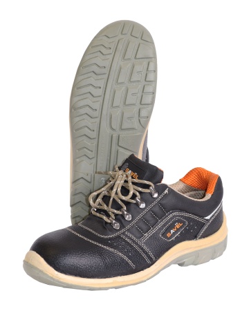 Полуботинки "SAVEL-Универсал/ю", кожа (черные), ПУ-ПУ р. 44