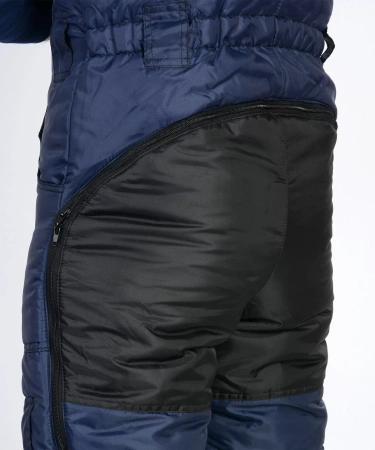 Костюм "СИРИУС-БЕРКУТ" : куртка дл., п/комб. синий с чёрным и СОП 50 мм р.112-116/170-176