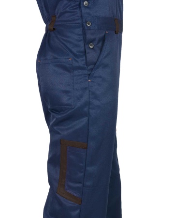 Костюм "СИРИУС-ПРАКТИК-1"летн.: куртка, п/к. т/-син с чер р. 112-116/170-176