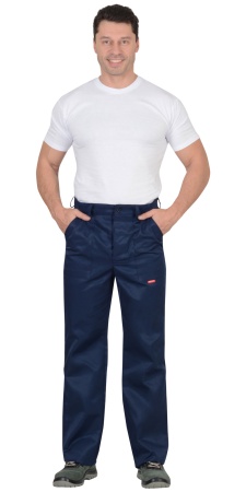 Брюки "СИРИУС-Профессионал" тёмно-синие р.104-108/170-176