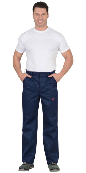 Брюки "СИРИУС-Профессионал" тёмно-синие р.104-108/170-176